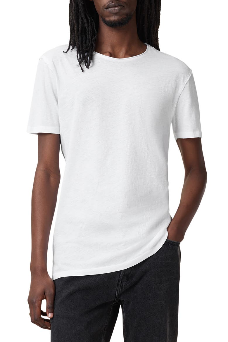 Figure Cotton T-Shirt, Main, color, OPTIC WHITE