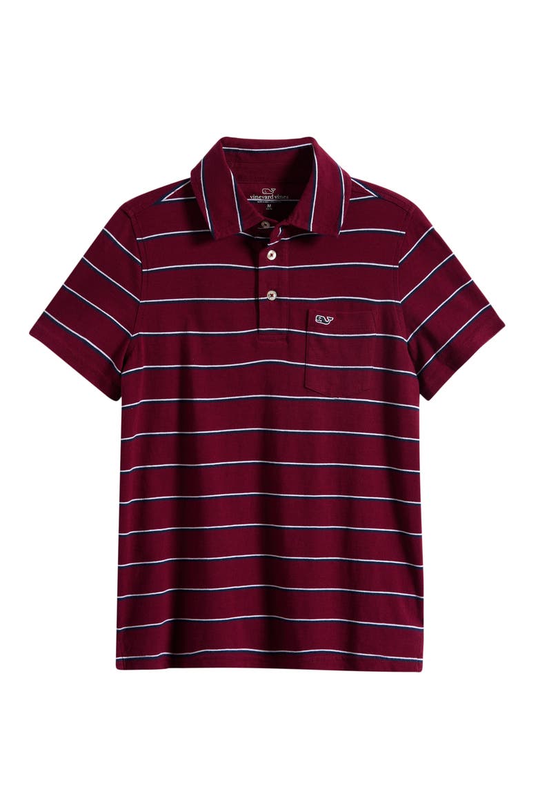 Kids' Island Polo (Nordstrom Exclusive), Main, color, COASTAL CRIMSON