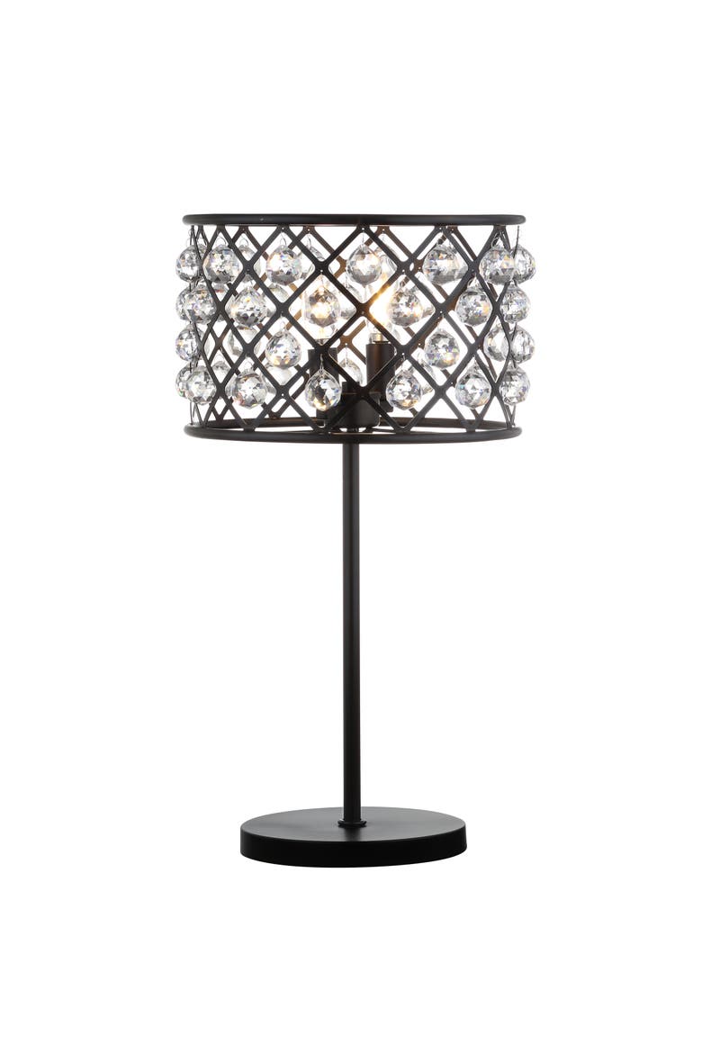 Gabrielle Metal/Crystal LED Table Lamp, Main, color, Oil Rubbed Bronze