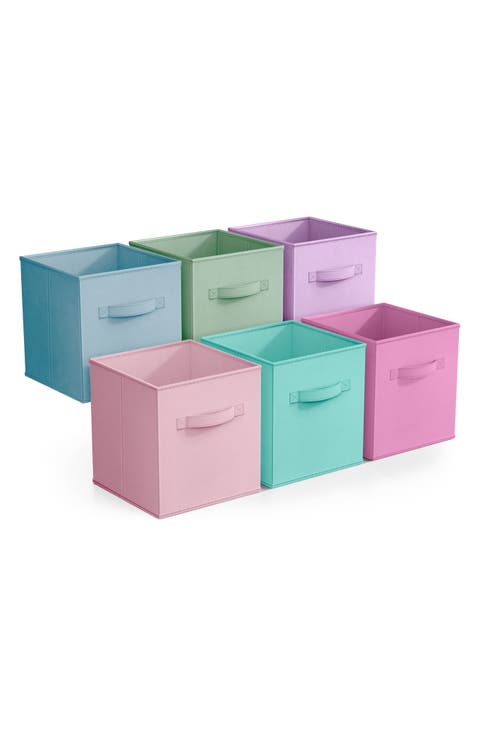 6-Pack Collapsible Storage Cubes
