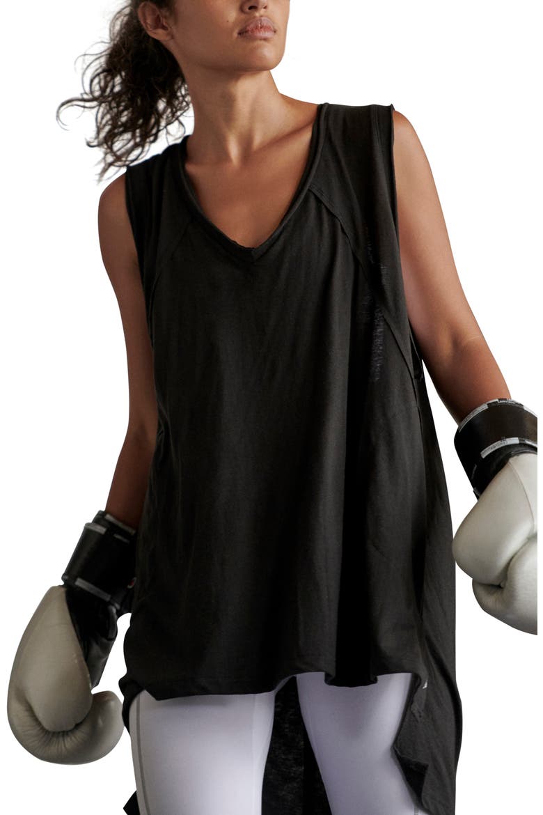 FP Movement City Vibes Oversize T-Shirt, Main, color, BLACK