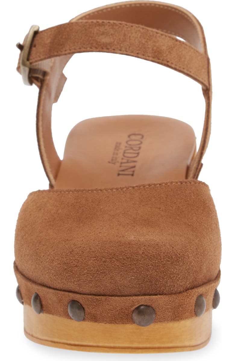 Cordani Winston Ankle Strap Platform Clog, Alternate, color, Crosta Clove