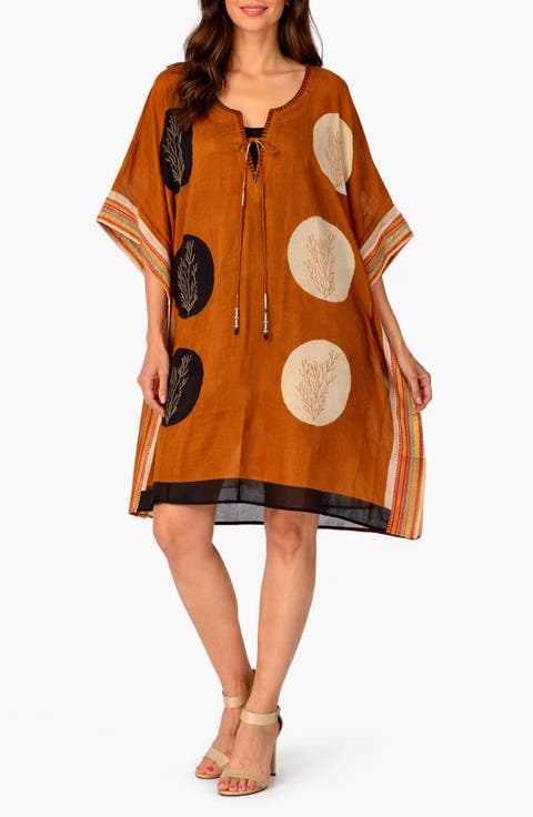 <p>Cotton Poncho Cover-up</p>