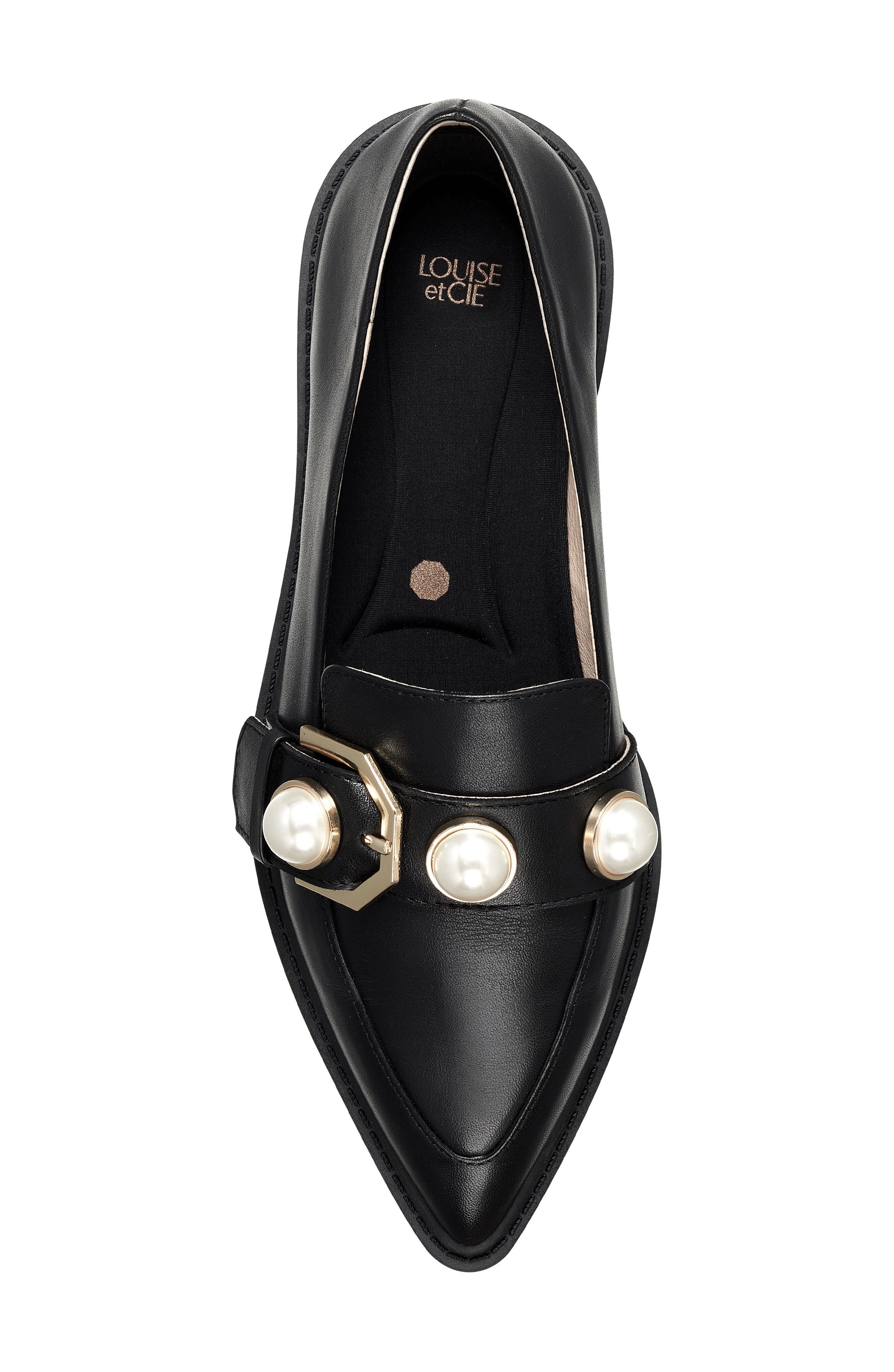 Calder Loafer, Alternate, color, BLACK LEATHER
