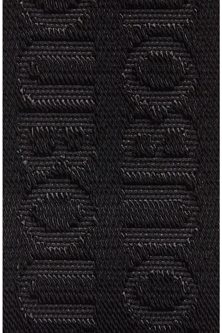 Loubiclic Nylon & Leather Belt, Alternate, color, BLACK