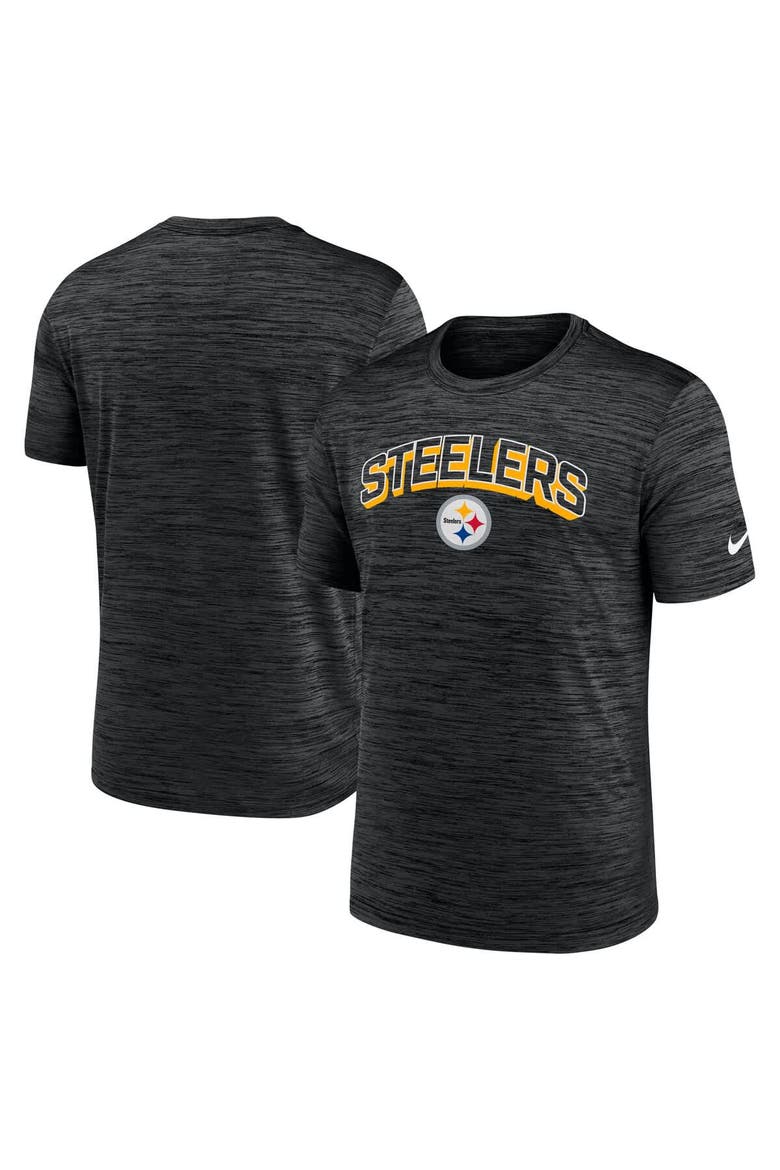 Men's Nike Black Pittsburgh Steelers Velocity Performance T-Shirt, Alternate, color, Black