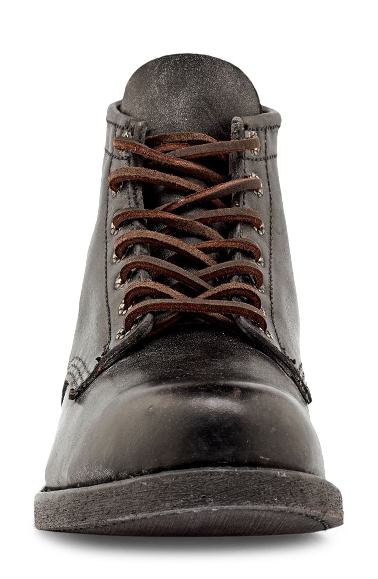 Frye 'Prison' Leather Boot, Alternate, color, Black