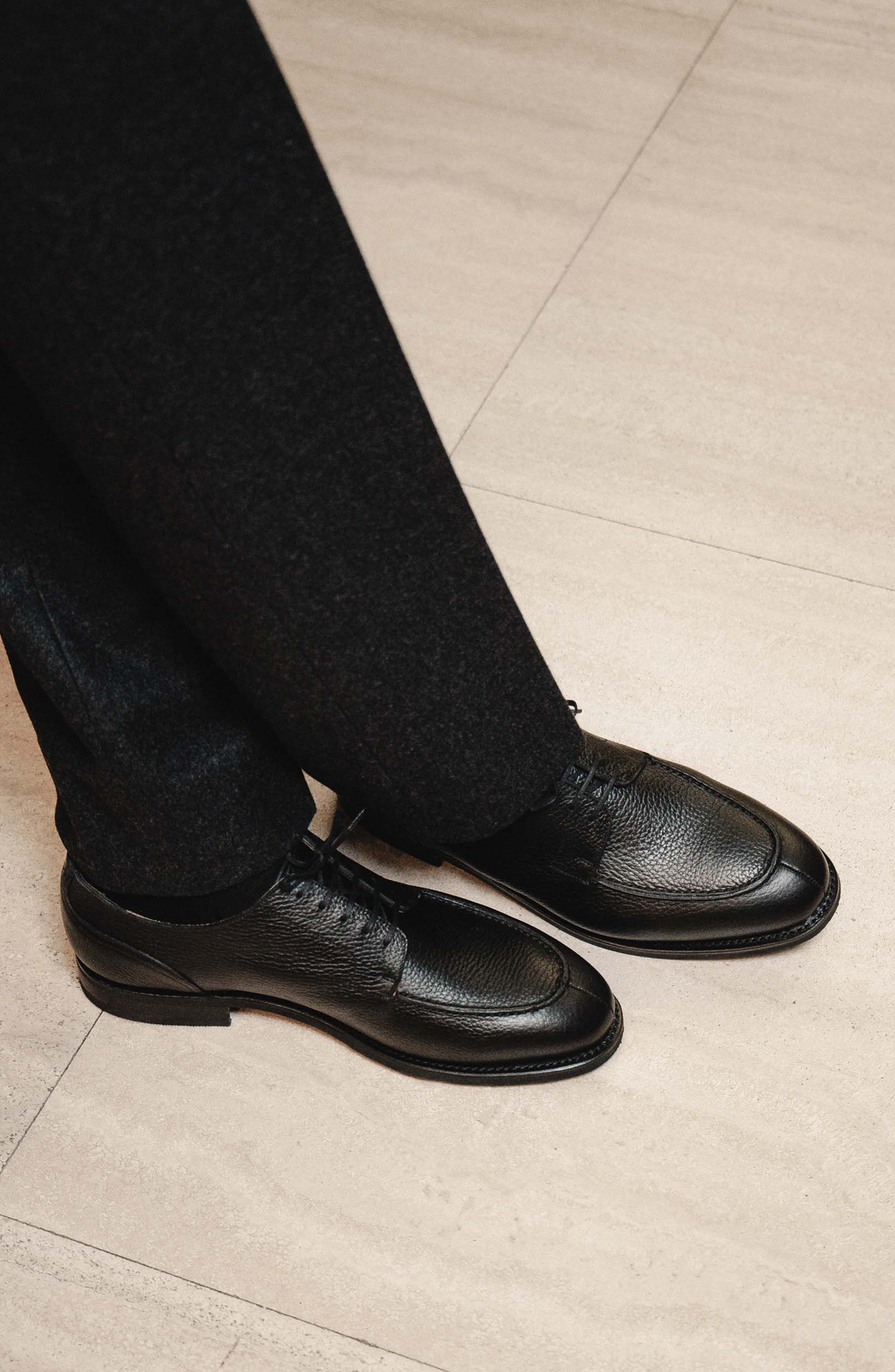 MORJAS The Split Toe Derby, Alternate, color, Black Grain