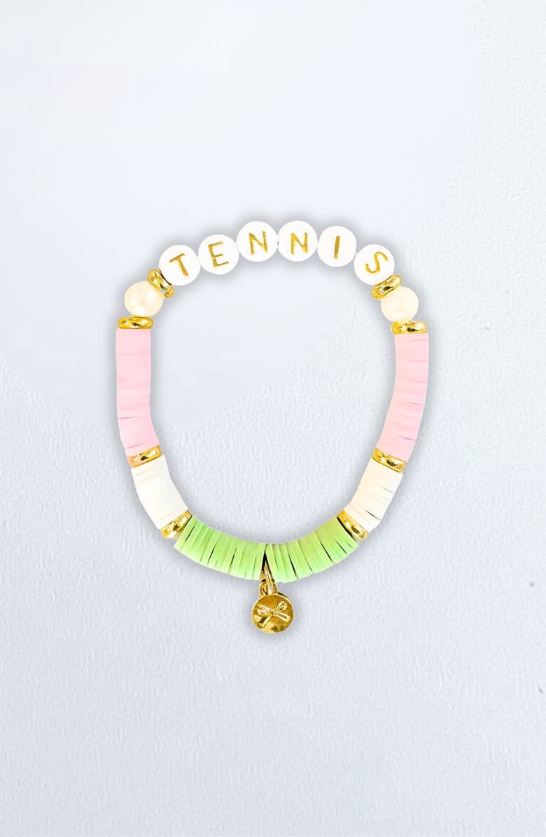 Bits & Bows Tennis Women's Bracelet, Main, color, Green