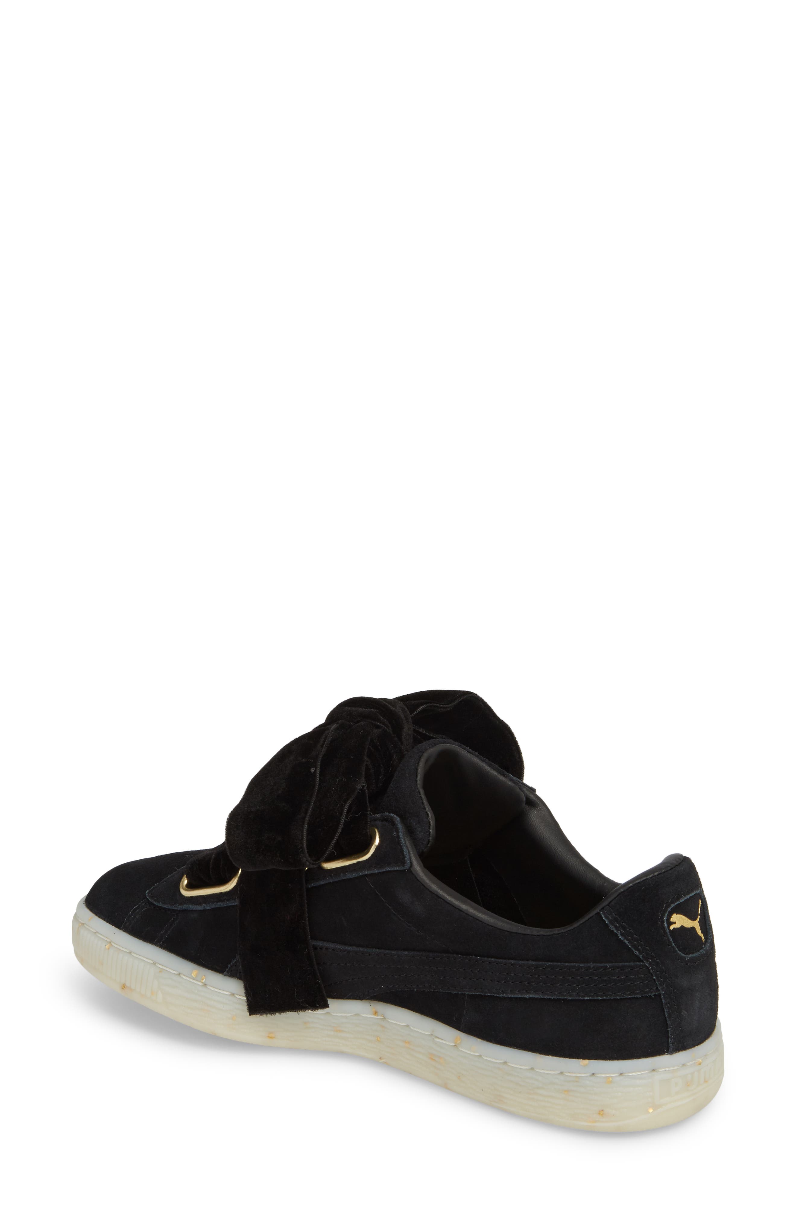 PUMA Suede - Heart Sneaker, Alternate, color, 