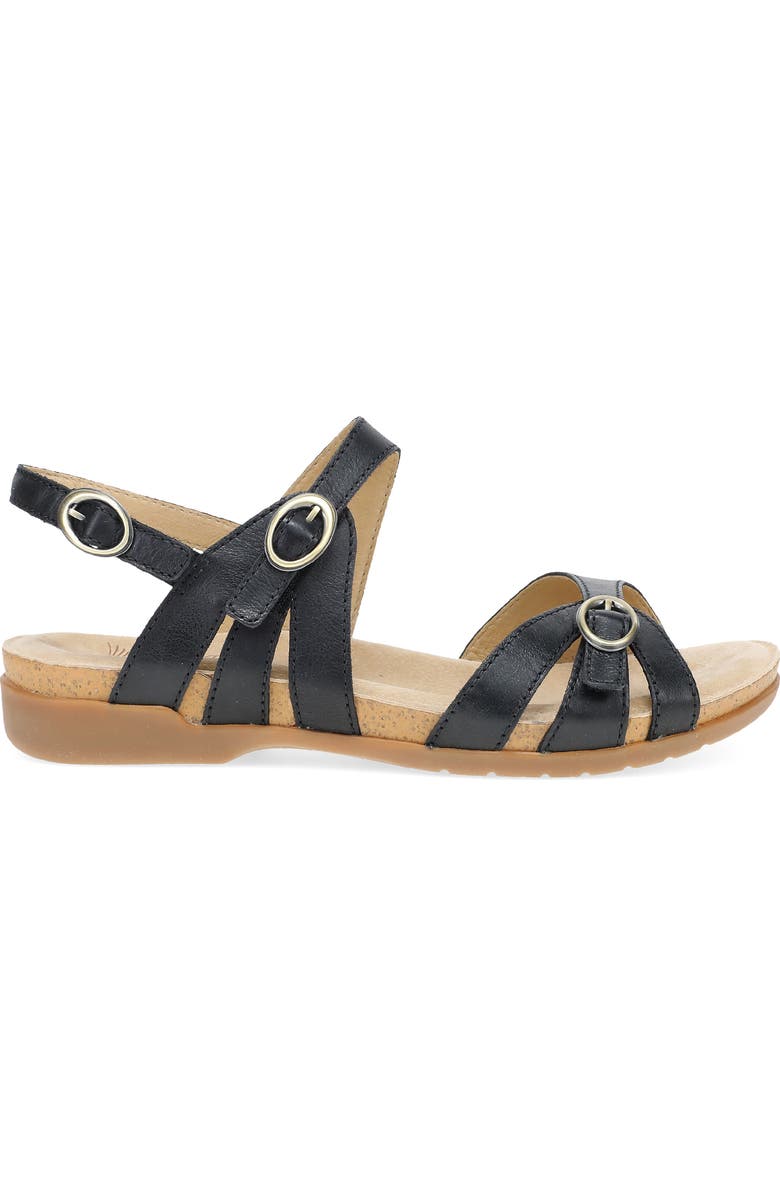 Dansko Ruthie Strappy Sandal, Alternate, color, Black
