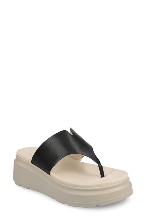 Carah Platform Wedge Sandal