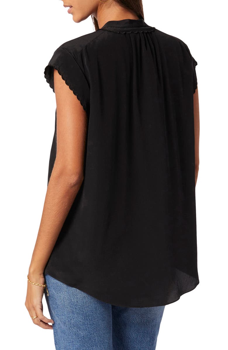 Joie Calais Silk Button-Up Blouse, Alternate, color, 