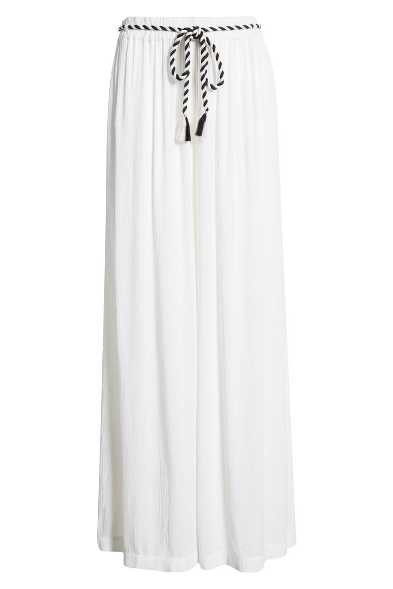 Wide Leg Cover-Up Pants, Alternate, color, WHITE