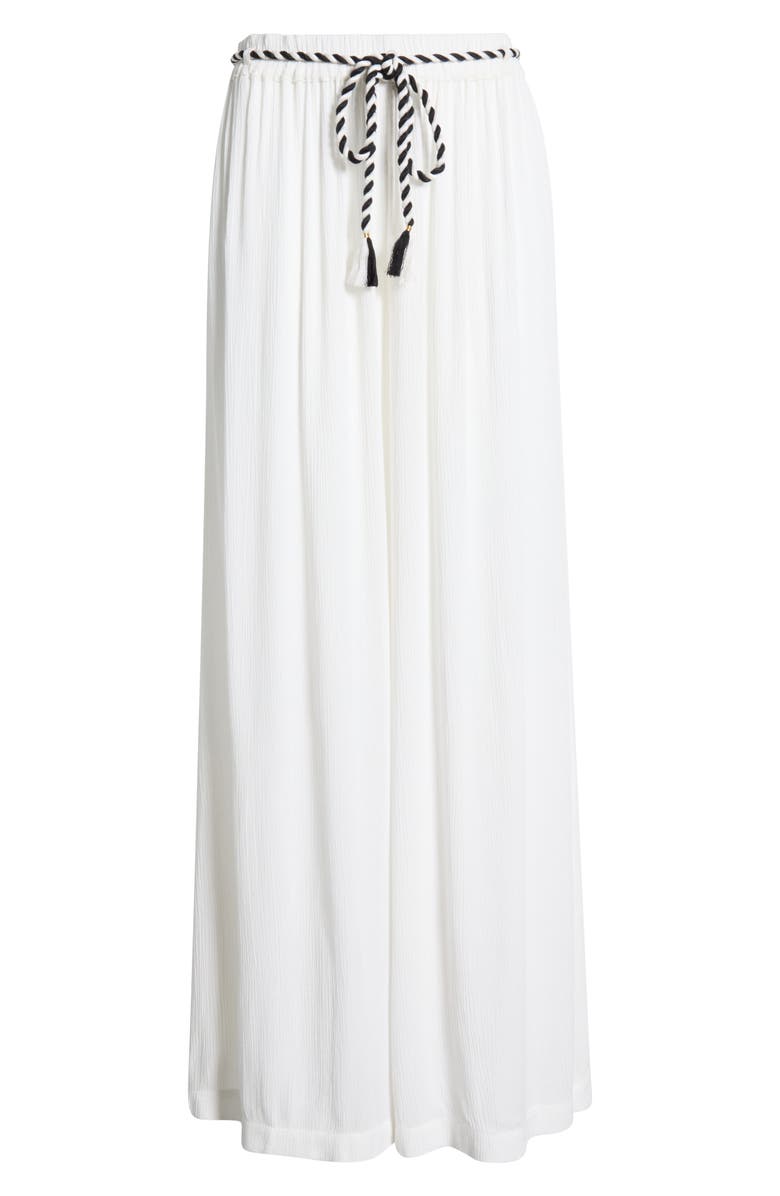 Elan Wide Leg Cover-Up Pants, Alternate, color, White