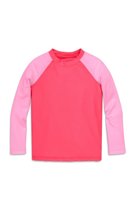 Kids Long Sleeve Baseball Rash Guard (Toddler, Little Kid, & Big Kid)