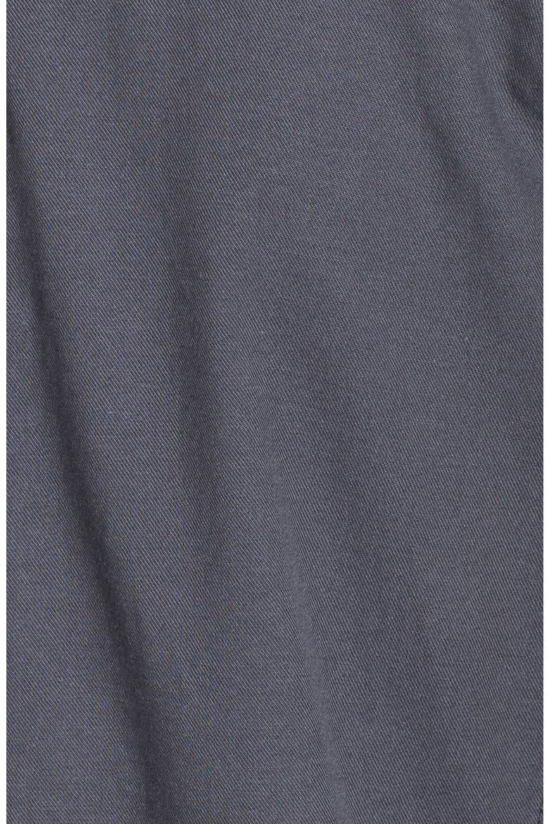 Twill Peplum Jacket, Alternate, color, GREY EBONY