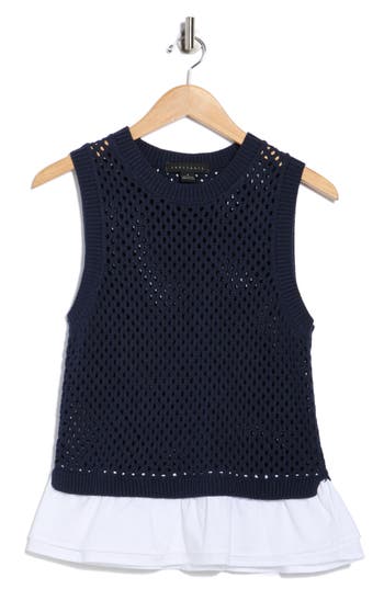 Sanctuary Perfect Mix Cotton Sweater Vest