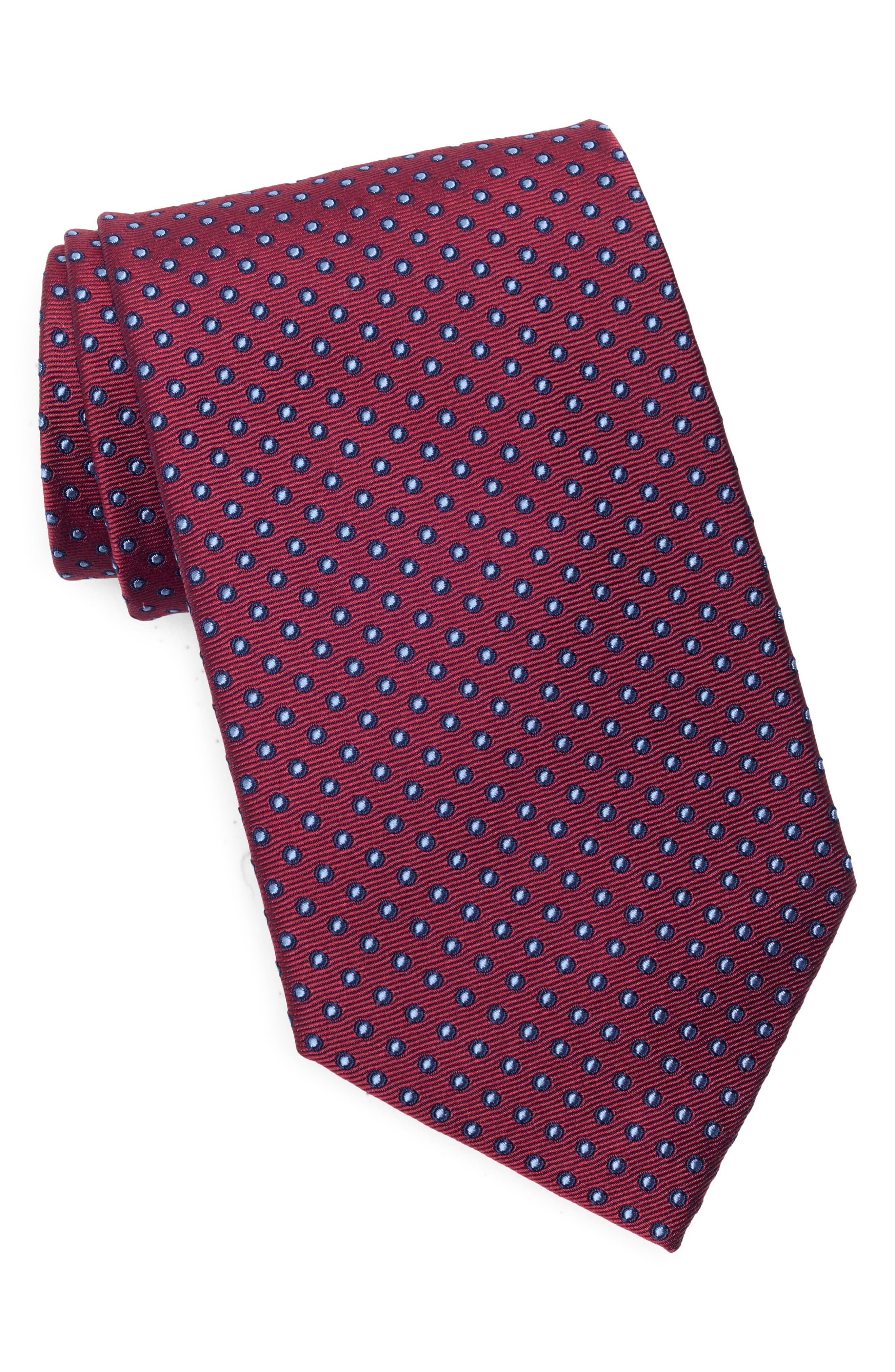 Brooks Brothers Tex Framed Dot Silk Blend Tie