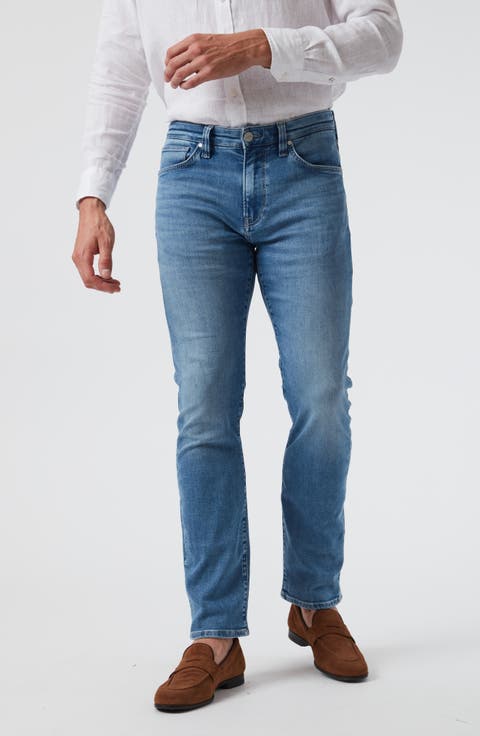 Charisma Relaxed Straight Leg Jeans (Mid Brushed Organic)