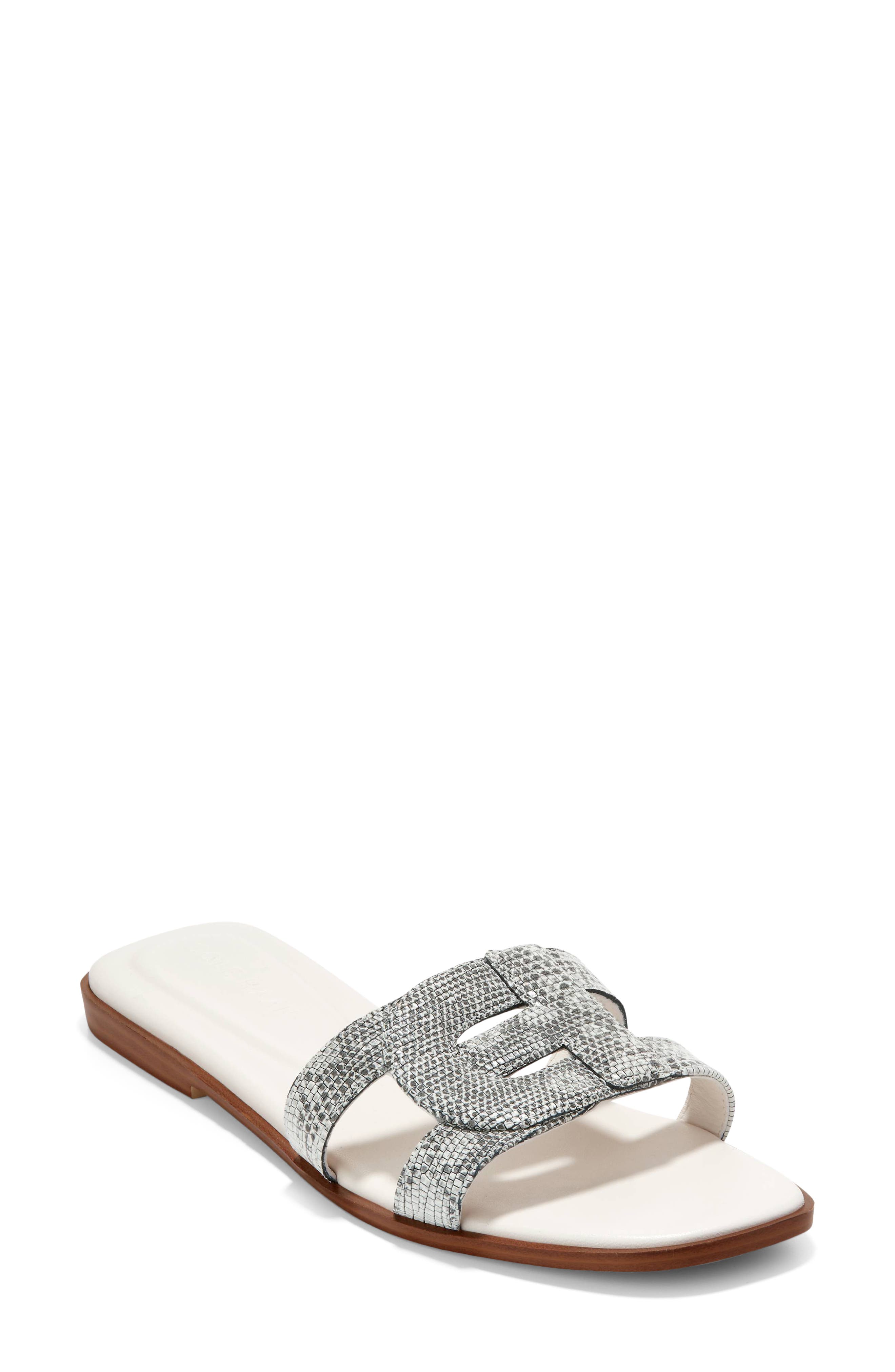 Chrisee Slide Sandal, Main, color, RING LIZAR