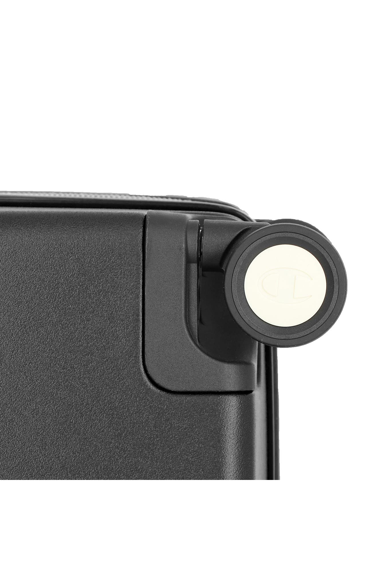 Champion Journey 21-Inch Expandable Spinner Carry-On, Alternate, color, True Black