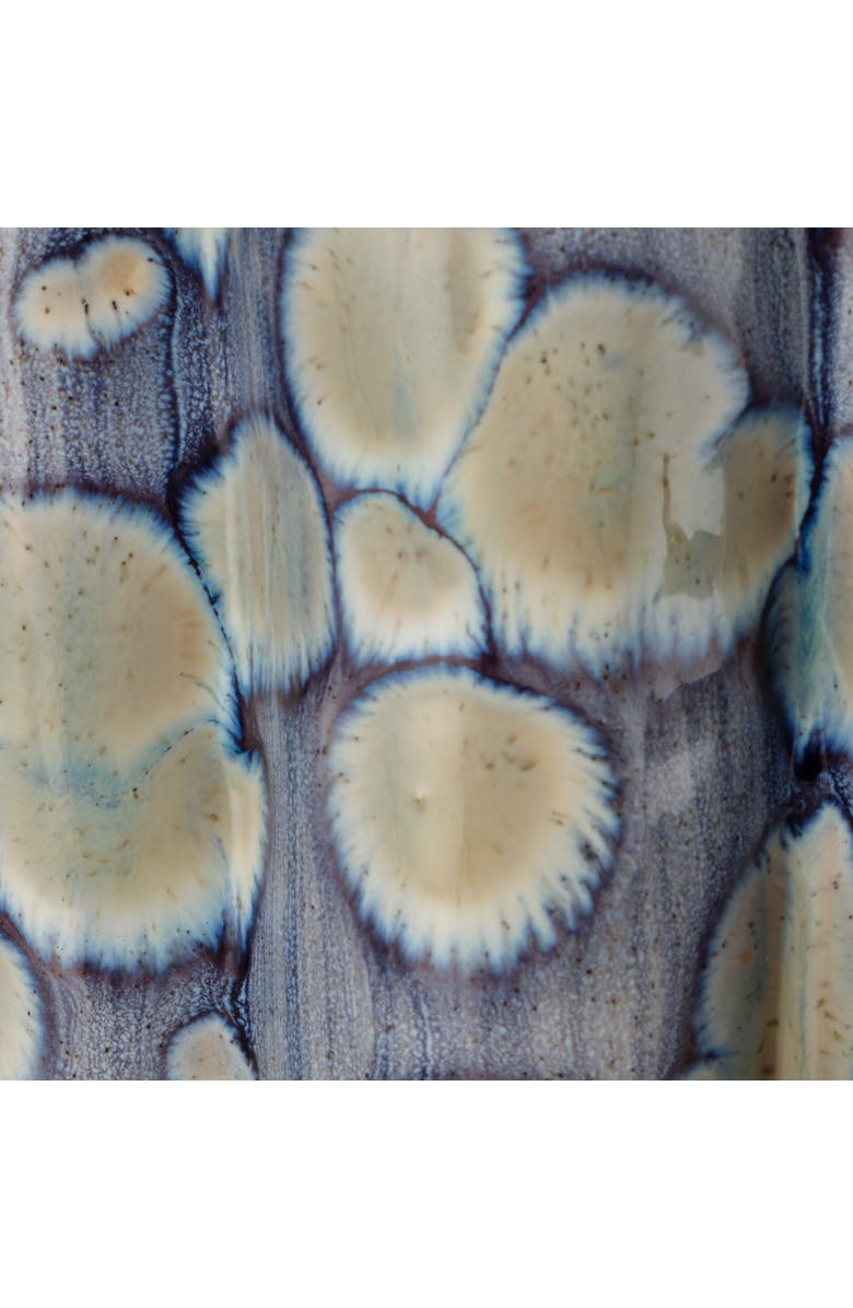 JAMIE YOUNG Flurry Ceramic Small Table Lamp with Linen Shade, Alternate, color, Blue