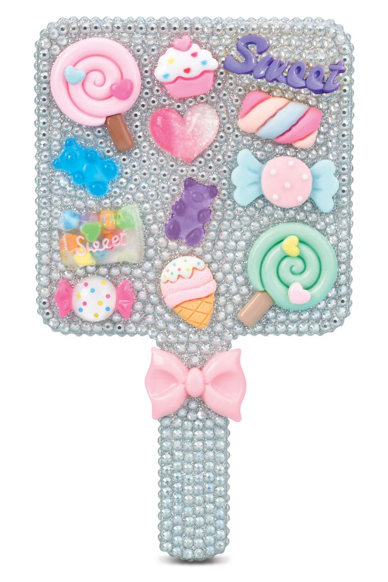 Kids' Charming Rhinestone Mirror, Main, color, PINK MULTI