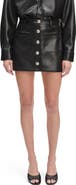 Favorite Daughter The Mimi Faux Leather Miniskirt
