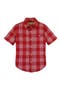  Red Pencil Check Linen