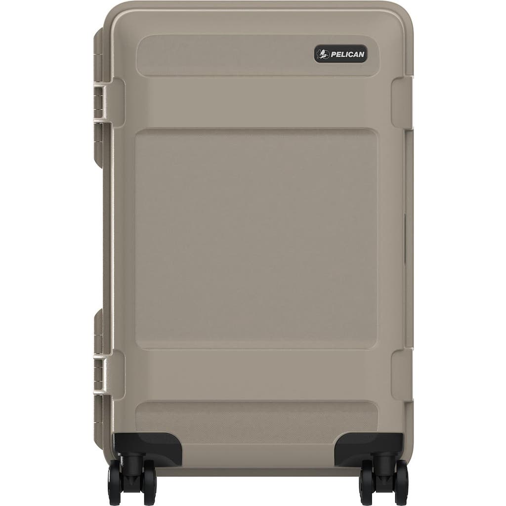 Pelican Atx Luggage Hardside 22 Inch Carry On Spinner Luggage In Sand