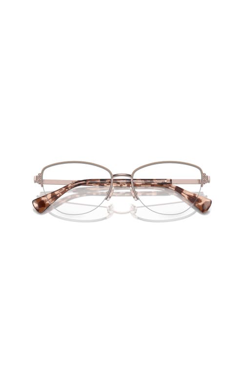 Ralph 56mm Cat Eye Optical Glasses In Gold
