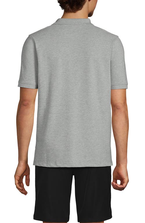 Lands' End Short Sleeve Comfort-first Mesh Polo Shirt In Gray Heather
