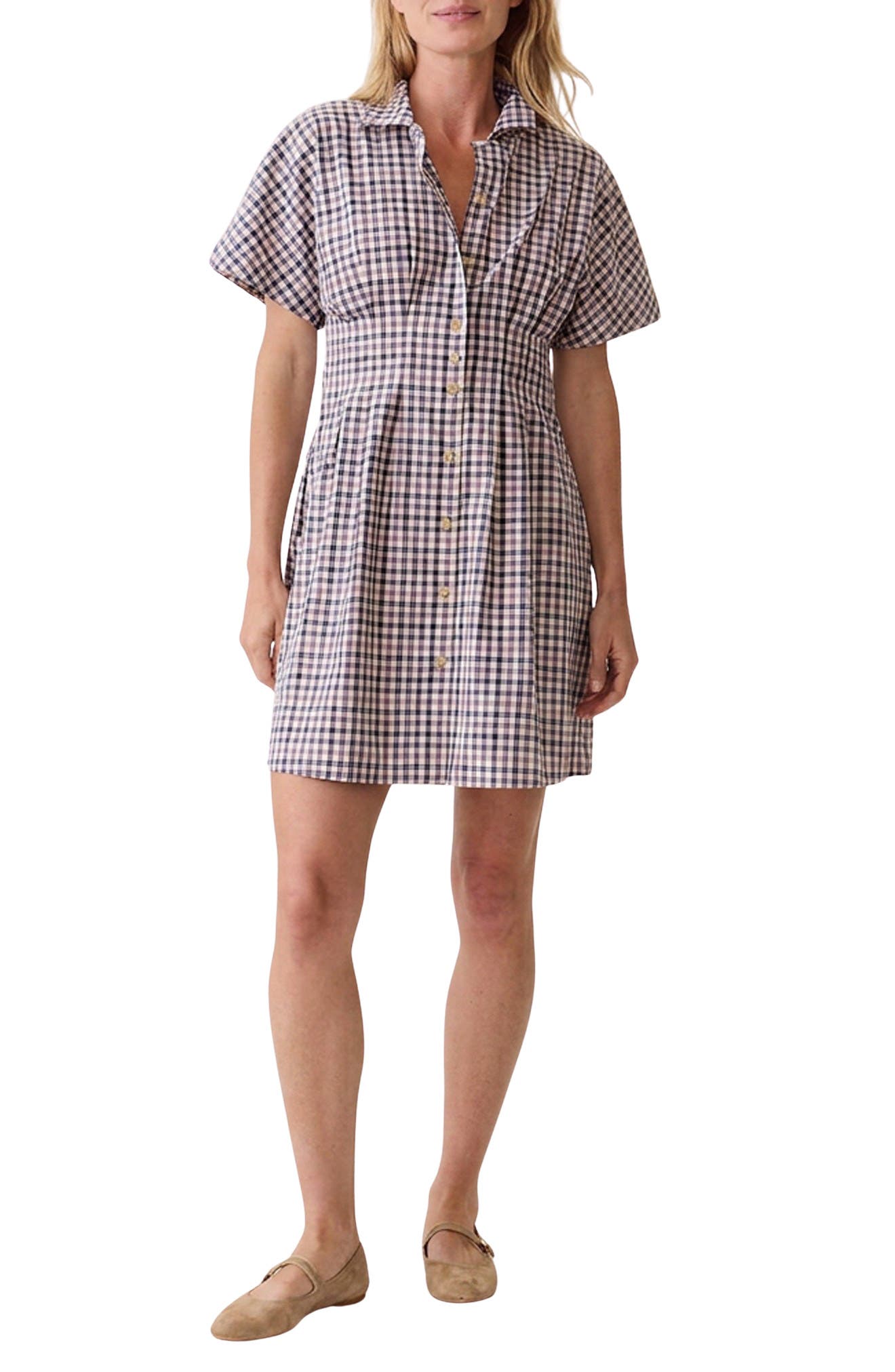 selected BLUE AND LAVENDER PLAID