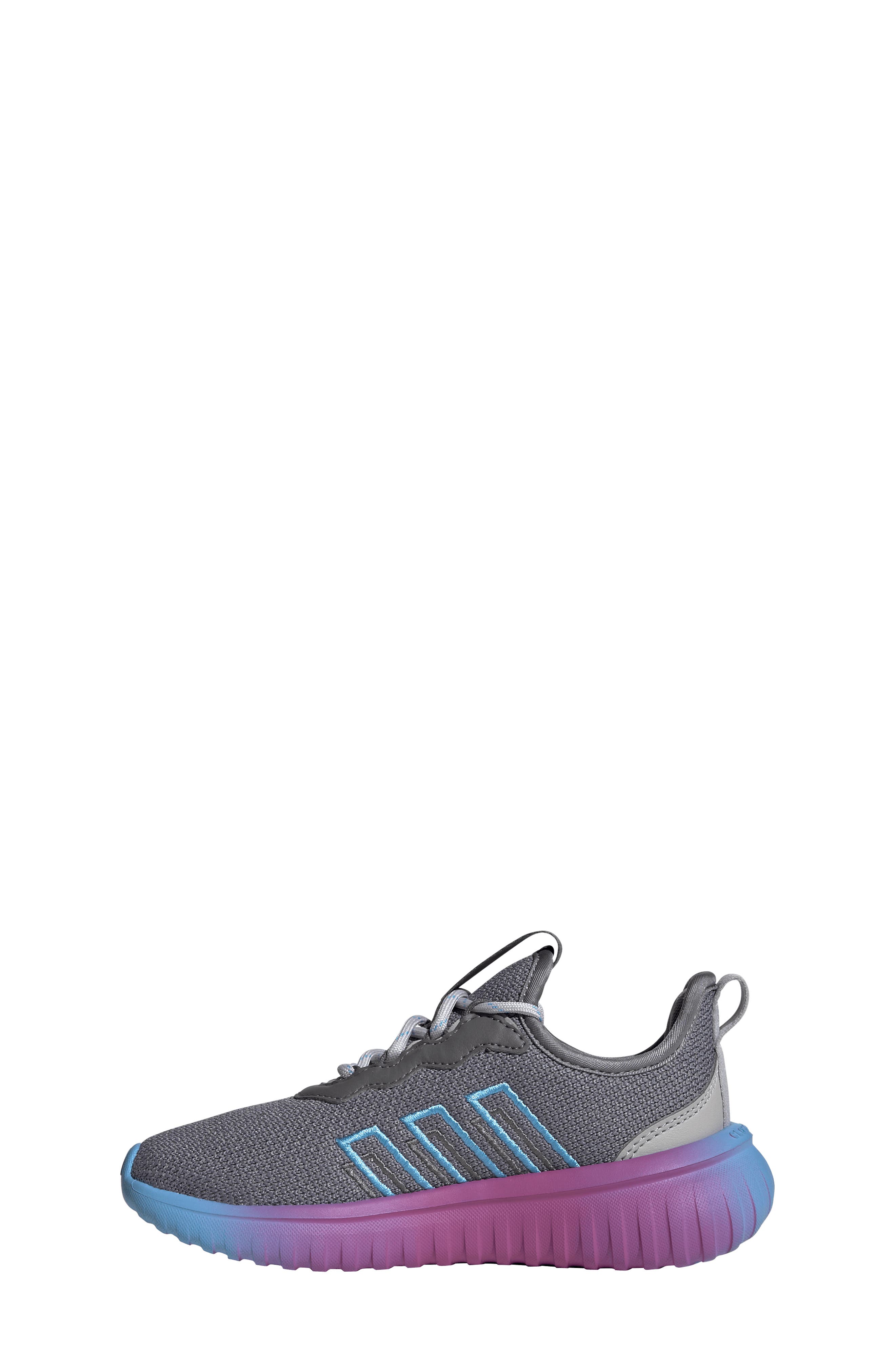 adidas Kids' Kaptir Flow 2.0 Sneaker, Alternate, color, Grey/ Blue/ Purple