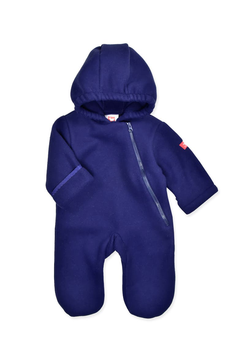 Fleece Warmplus Water Repellent Polartec® Fleece Bunting, Alternate, color, Navy