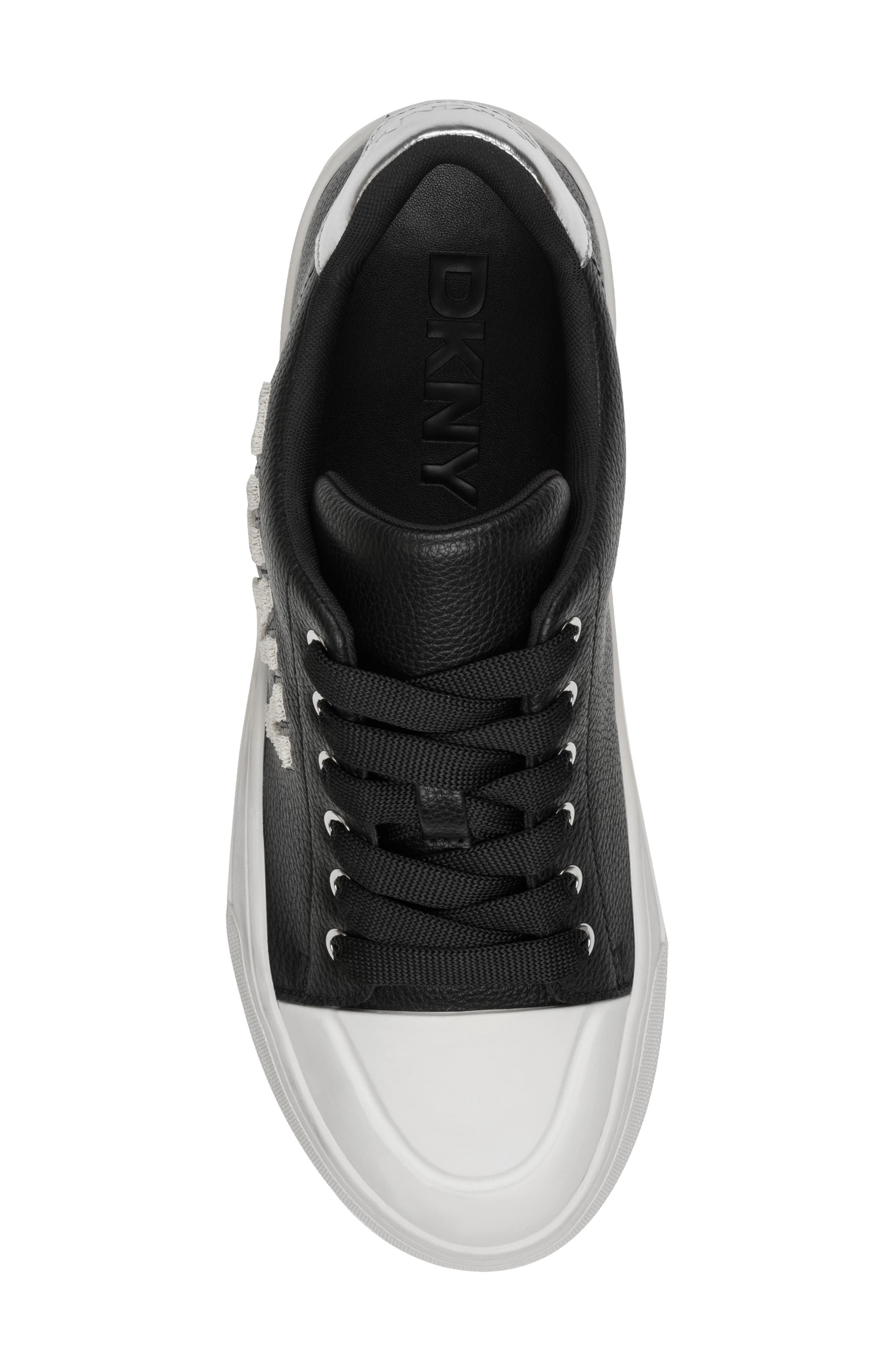 DKNY York Platform Sneaker, Alternate, color, Black