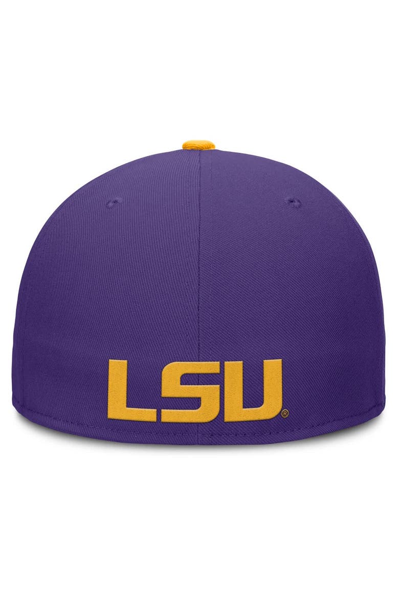 Men's Nike  Purple LSU Tigers True Primetime Performance Fitted Hat, Alternate, color, Purple