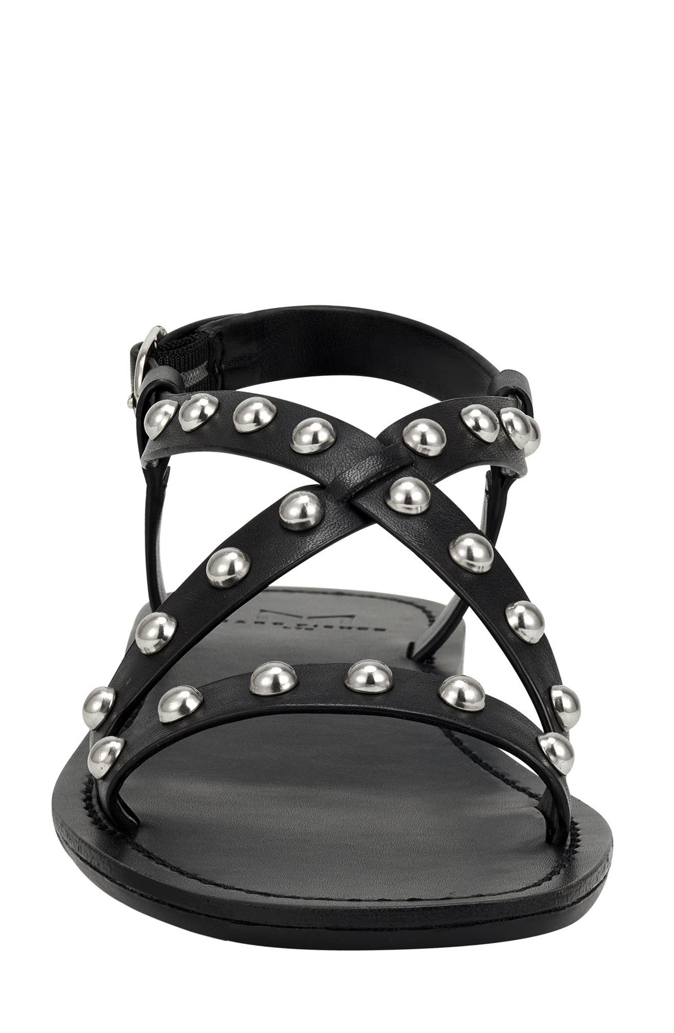 Fianna Sandal, Alternate, color, BLACK LEATHER