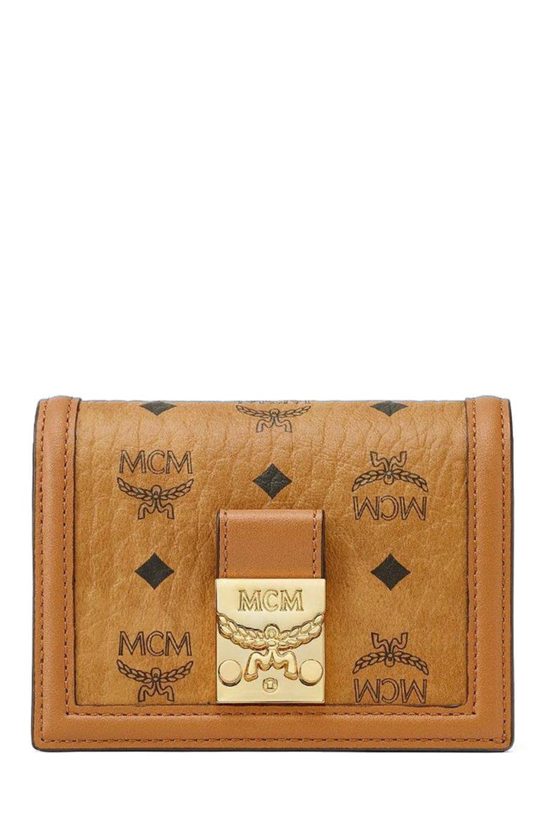 Tracy Wallet in Visetos, Main, color, Cognac