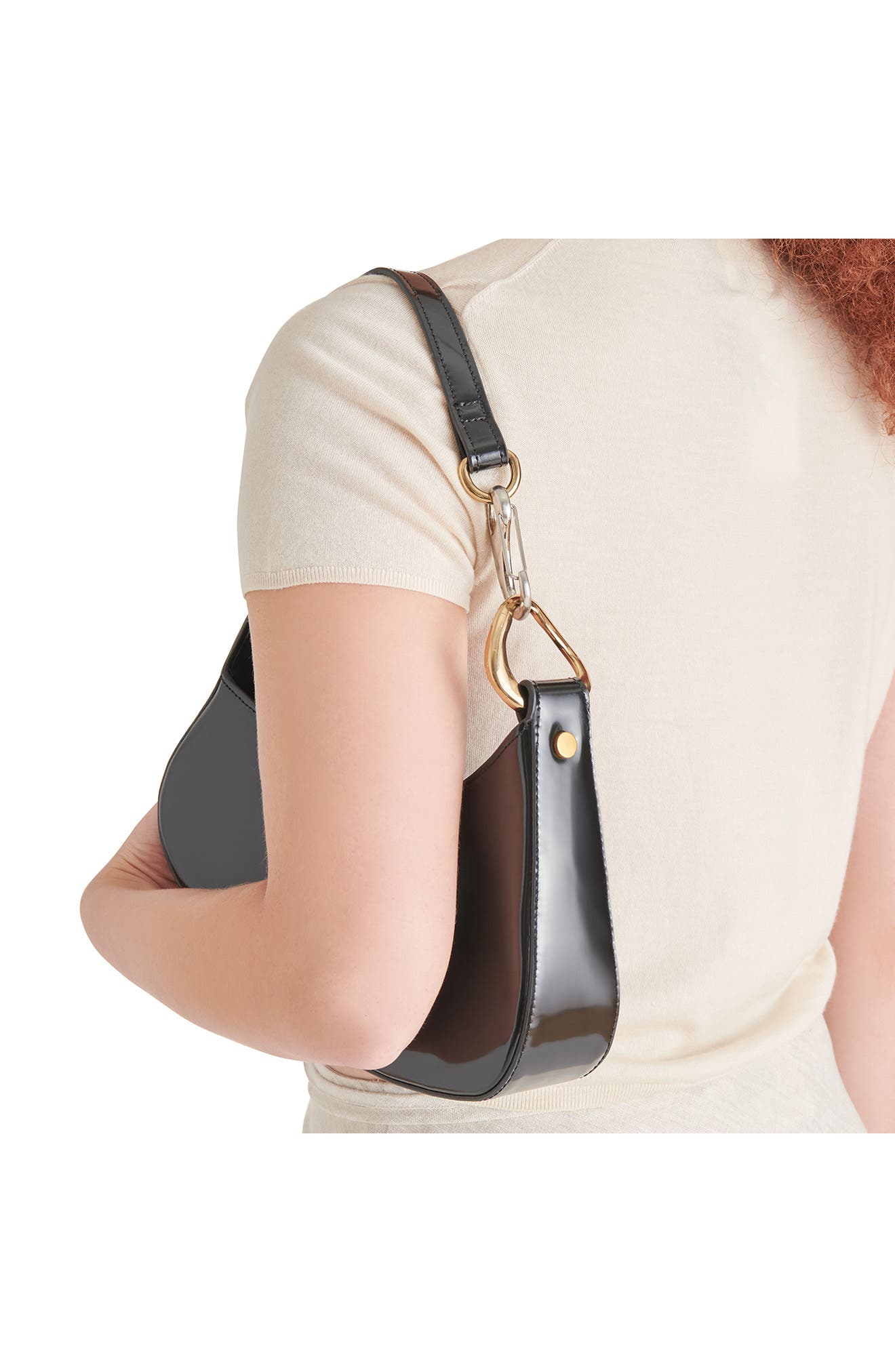 Dolce Vita Skylar Leather Shoulder Bag, Alternate, color, 