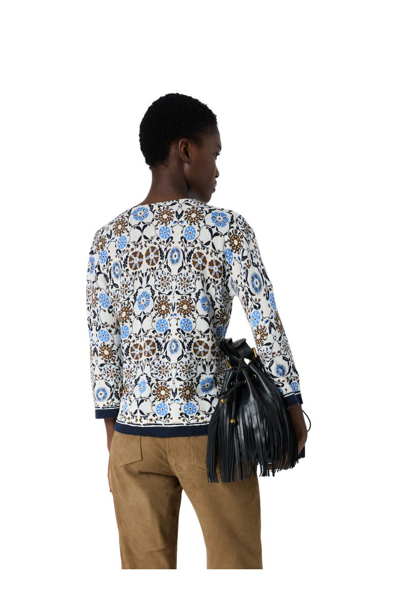 GERARD DAREL Liva V-Neck 3/4 Sleeve Knit Top, Alternate, color, Brown