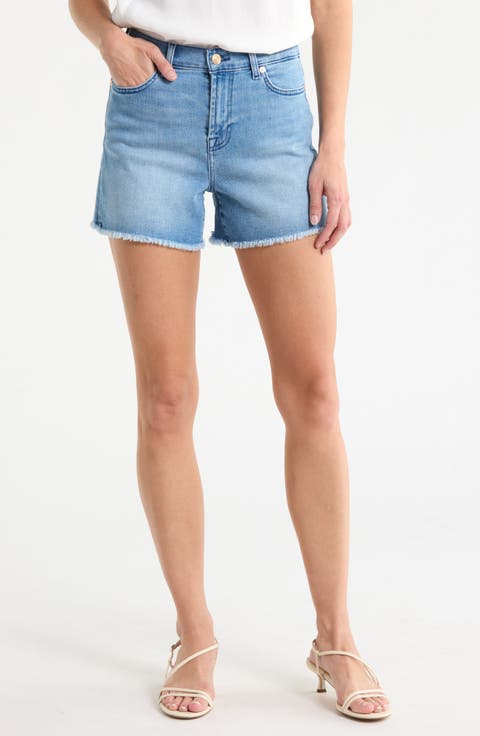High Waist Denim Shorts (Augusta)