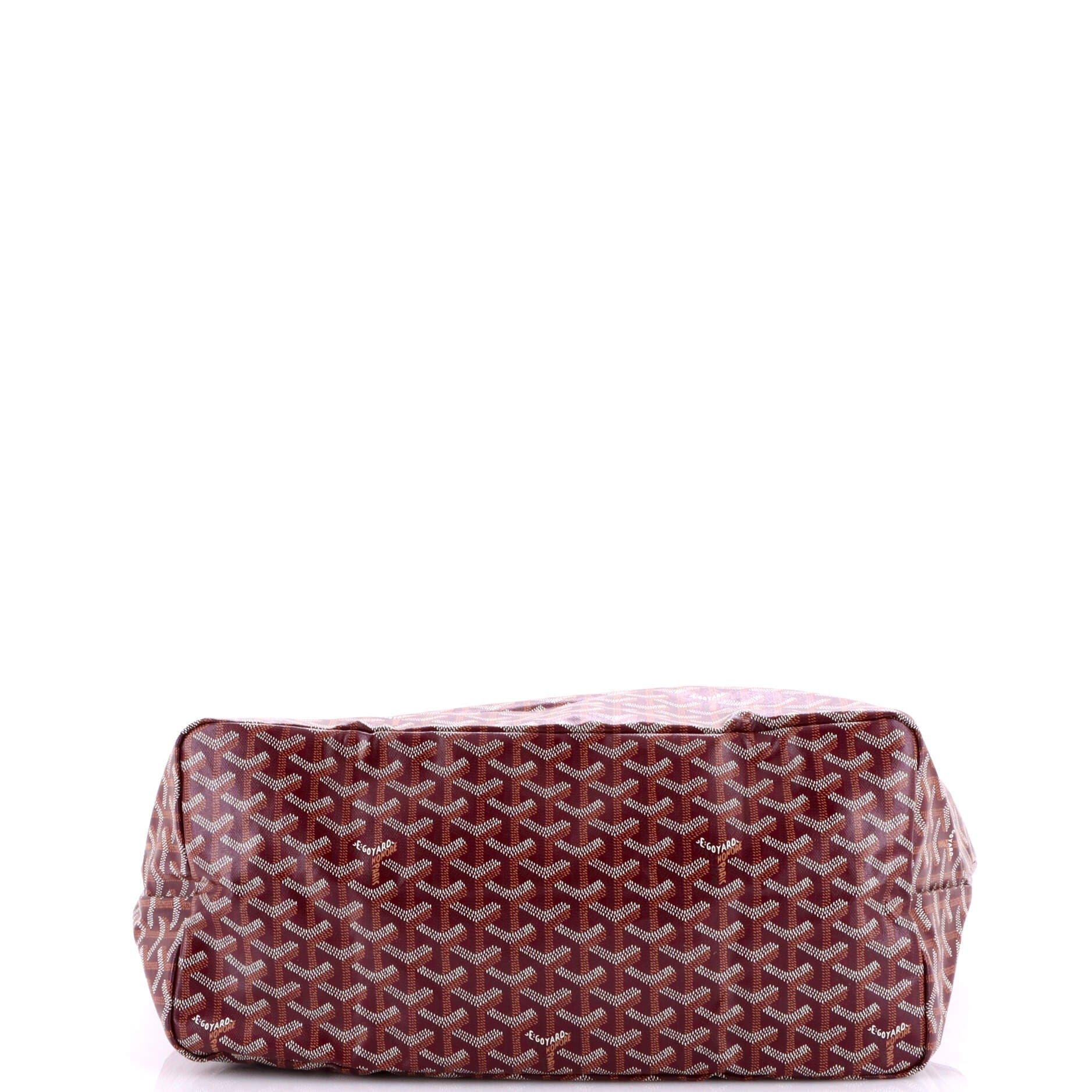 Pre-Owned Goyard Saint Louis Tote Coated Canvas GM, Alternate, color, Red