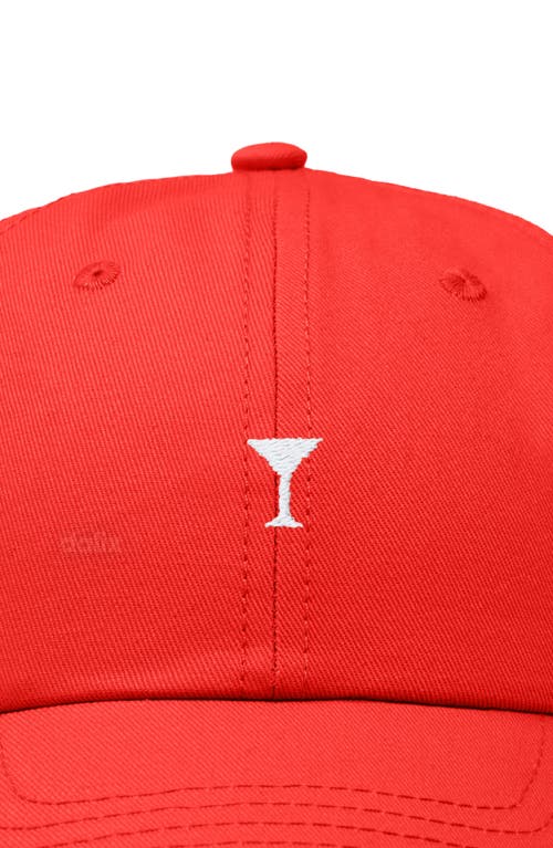 Dalix Lil Martini Dad Cap In Red