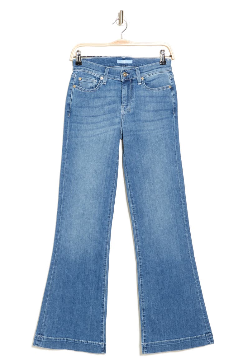 Tailorless Dojo Mid Rise Flare Jeans, Alternate, color, IDEAL
