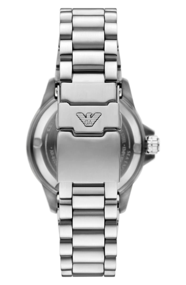 Emporio Armani Sea Explorer Bracelet Strap Automatic Diving Watch, 42.5mm, Alternate, color,