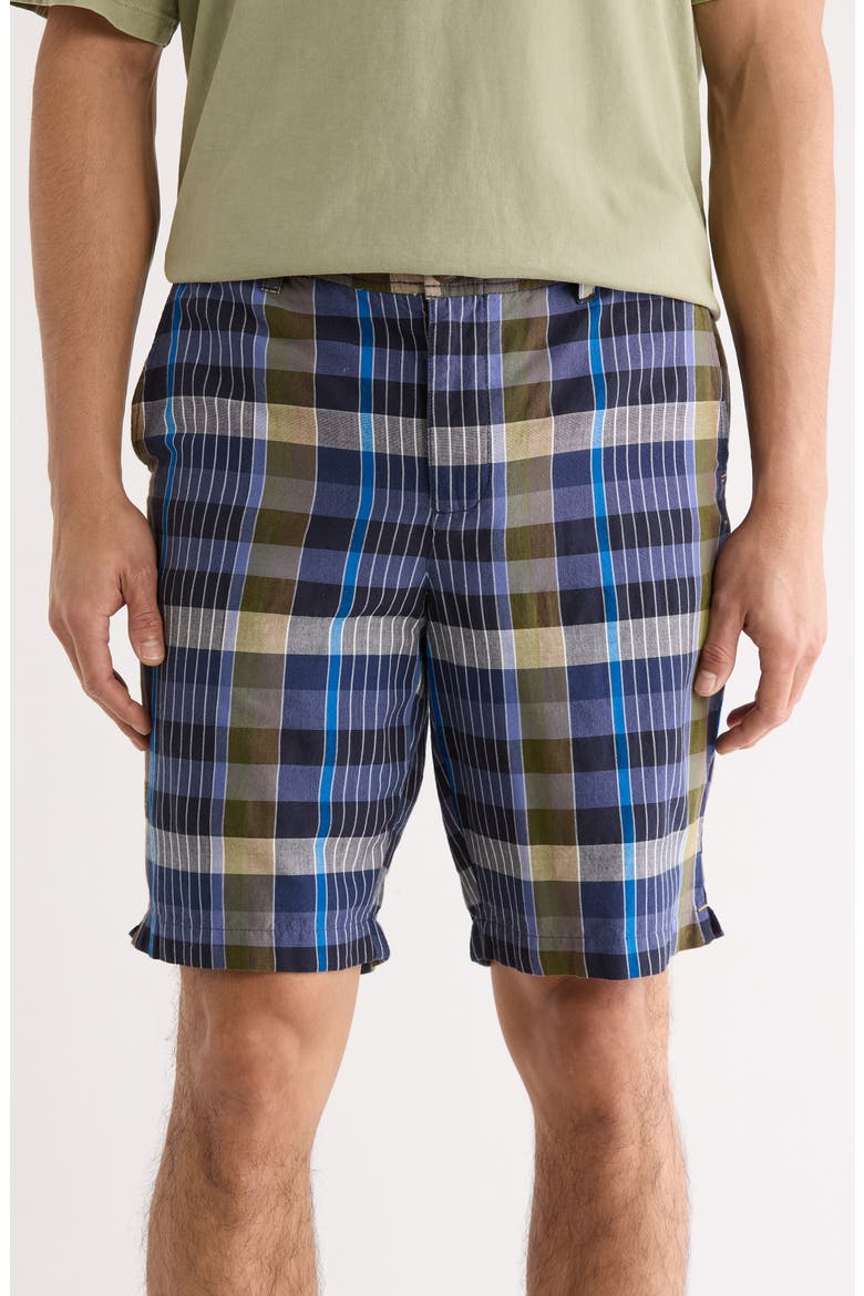 Marina Del Madras Shorts, Main, color, ISLAND NAVY