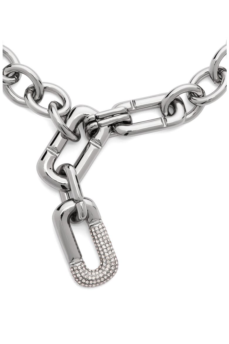 Pop J Marc Statement Necklace, Alternate, color, SILVER/CRYSTAL
