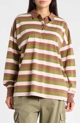 Sky Printed Rugby Long Sleeve Tee
